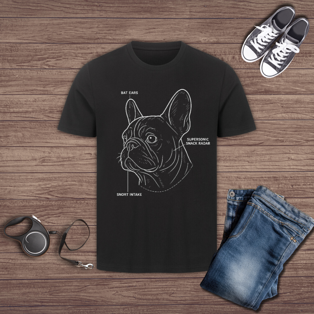 Frenchie Head T-Shirt