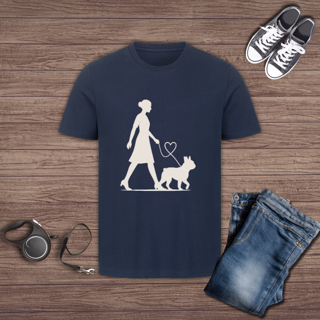 Walking Frenchie T-Shirt