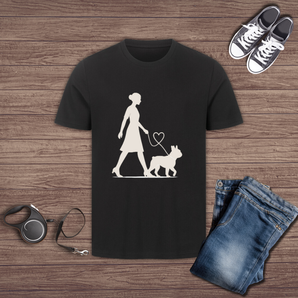 Walking Frenchie T-Shirt