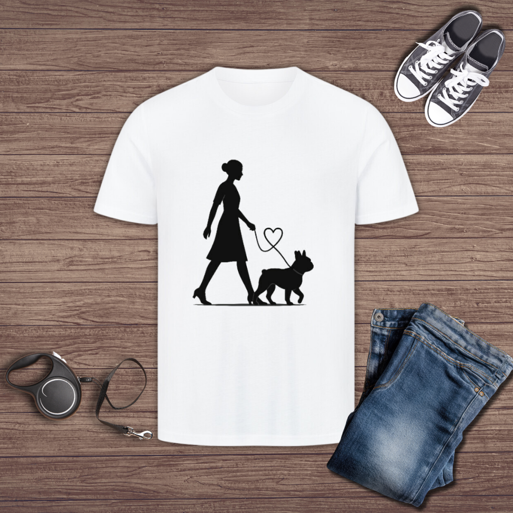 Walking Frenchie T-Shirt