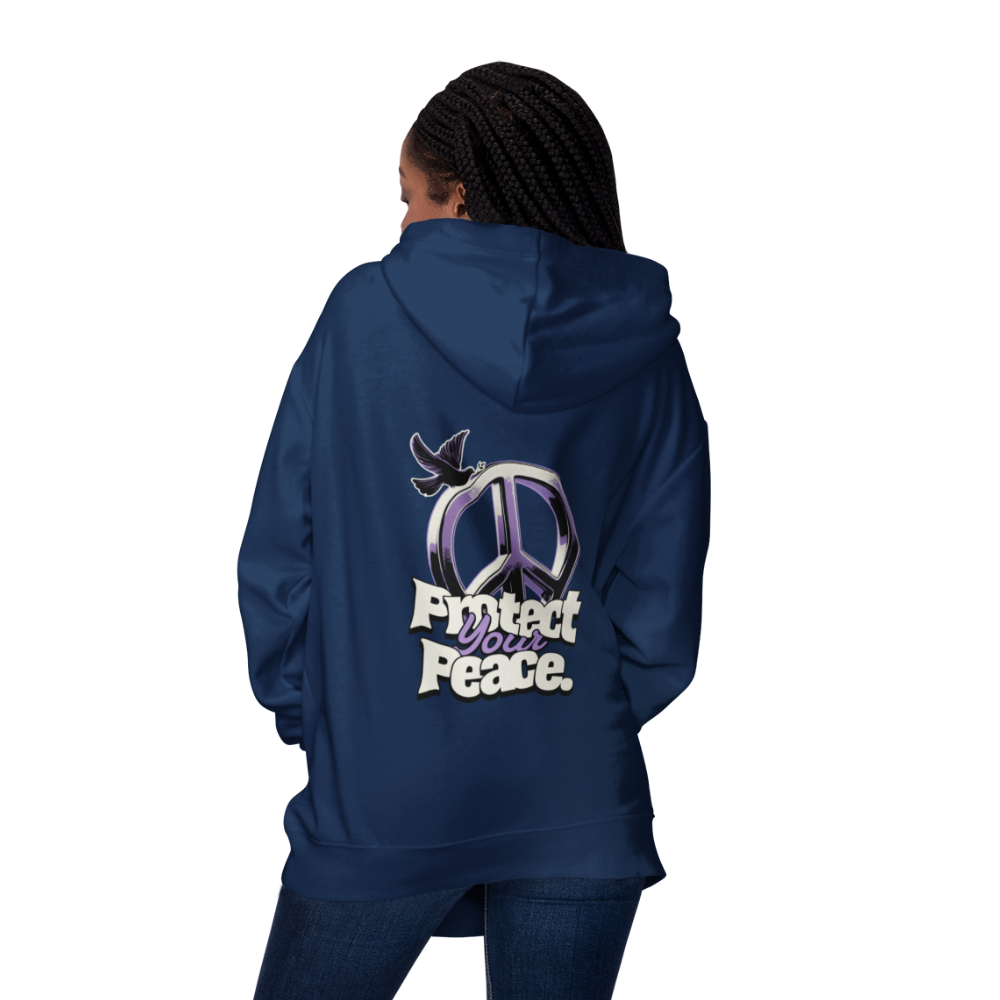 Protect your Peace Oversized Zipper Hoodie