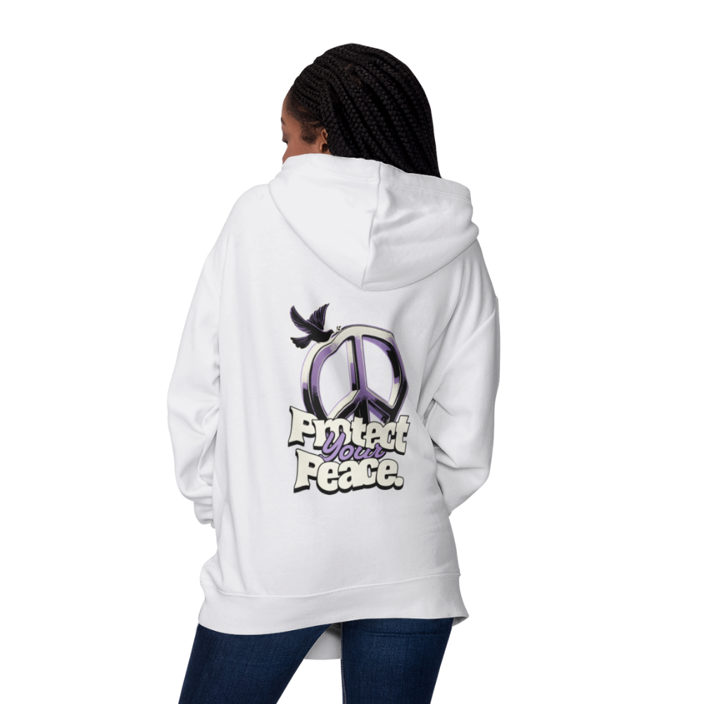 Protect your Peace Oversized Zipper Hoodie