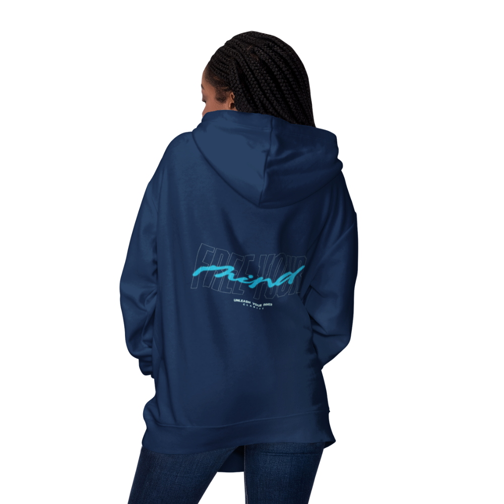 Free Your Mind Oversized Zipper Hoodie