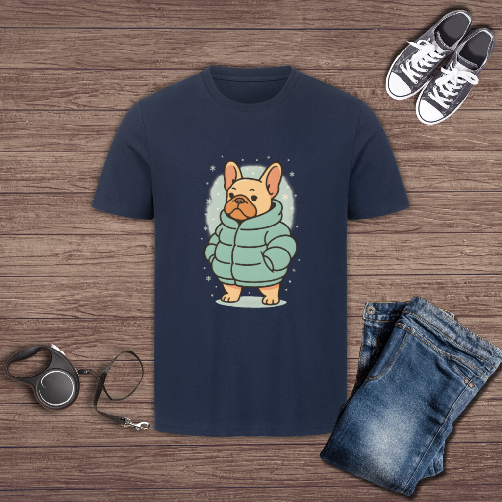 Frenchie In A Coat T-Shirt