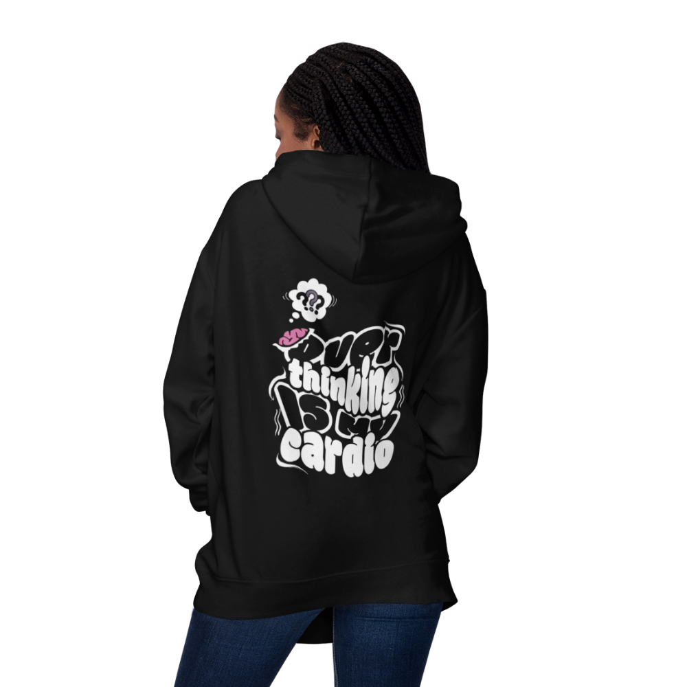 Overthinking Oversized Zipper Hoodie