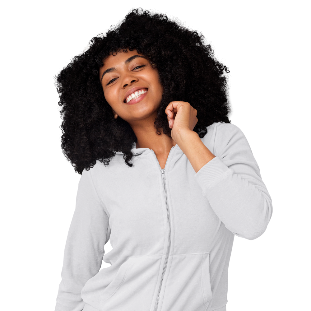 Just Feel It Oversized Zipper Hoodie