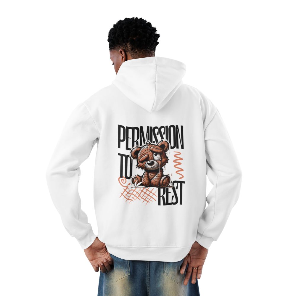 Permission to Rest Oversized Hoodie