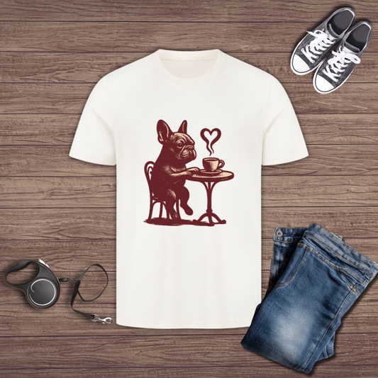 Vintage Café Frenchie T-Shirt