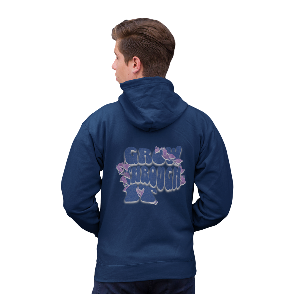 Grow Through It Oversized Zipper Hoodie