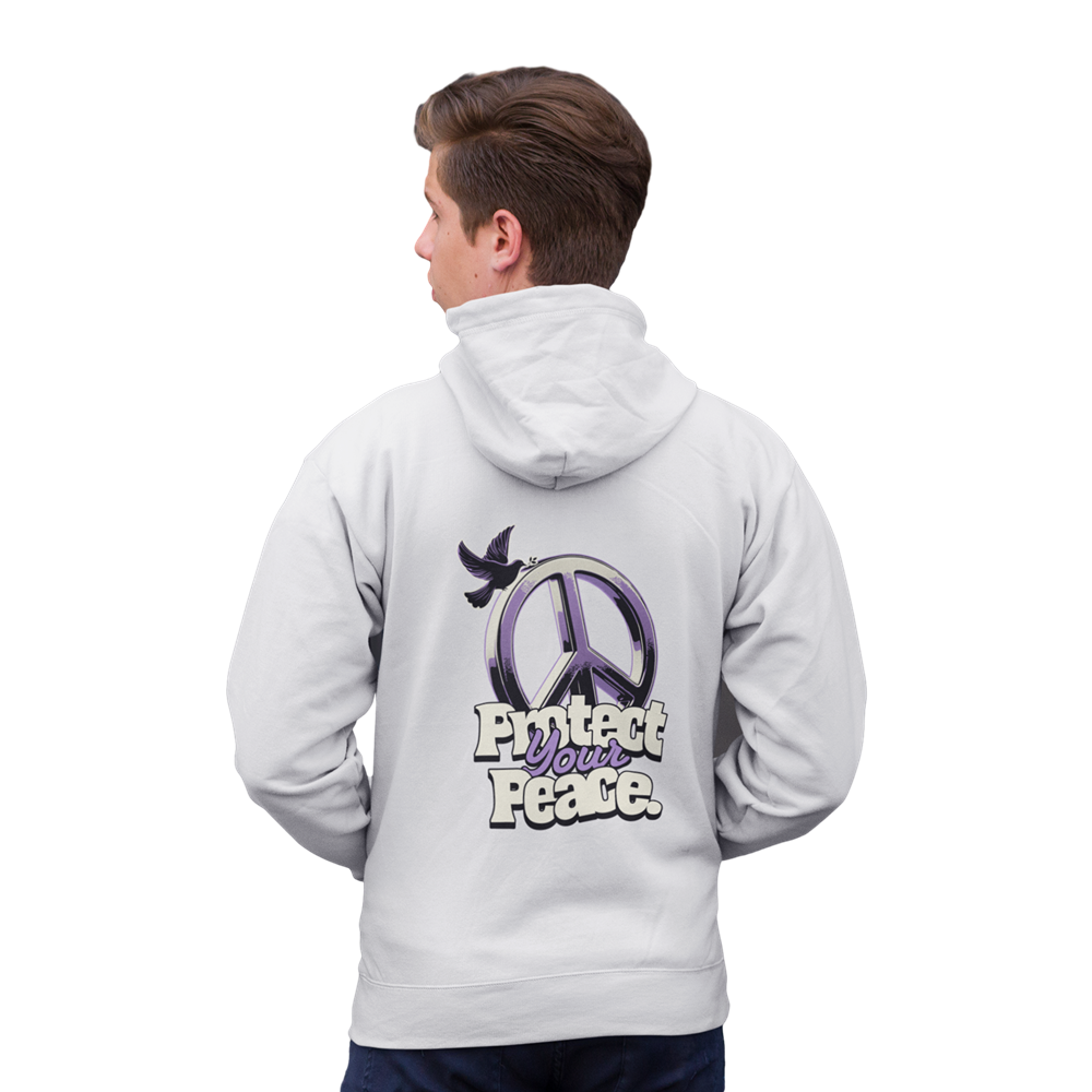 Protect your Peace Oversized Zipper Hoodie